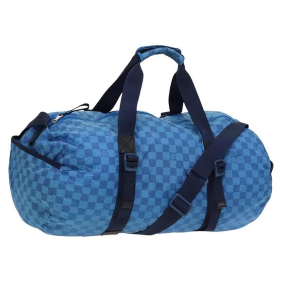 LOUIS VUITTON Damier Aventure Plat Ktical Bag Nylon Blue M97057 - Picture 1 of 16